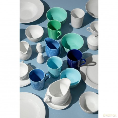 Lyngby Porcelan - Rhombe Color Milk Jug 39 cl - Blue