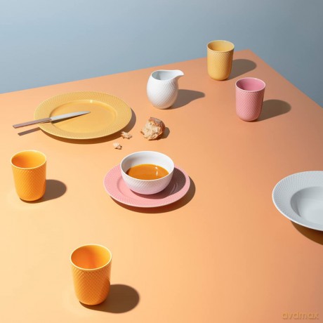 Lyngby Porcelan - Rhombe Color Mug 33 cl - Rosa