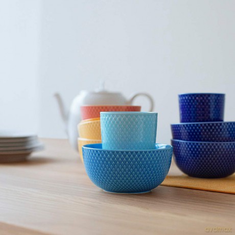 Lyngby Porcelan - Rhombe Color Mug 33 cl - Turquoise