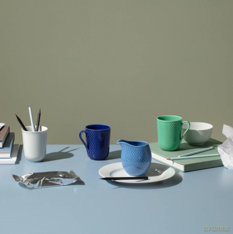 Lyngby Porcelan - Rhombe Color Mug With Handle 33 cl - Green