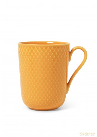 Lyngby Porcelan - Rhombe Color Mug With Handle 33 cl - Yellow
