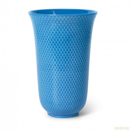 Lyngby Porcelan - Rhombe Color Porcelain Vase 20 cm - Blue
