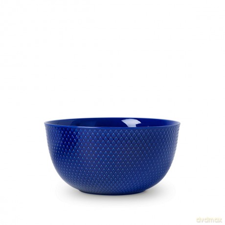 Lyngby Porcelan - Rhombe Color Serving Bowl 22 cm - Dark Blue