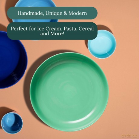 Lyngby Porcelan - Rhombe Color Serving Bowl 28.5 cm - Green
