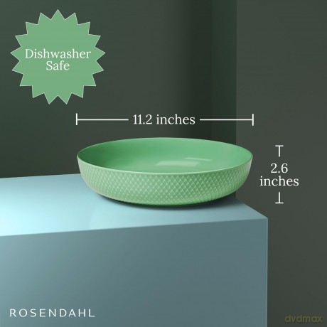 Lyngby Porcelan - Rhombe Color Serving Bowl 28.5 cm - Green