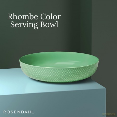 Lyngby Porcelan - Rhombe Color Serving Bowl 28.5 cm - Green