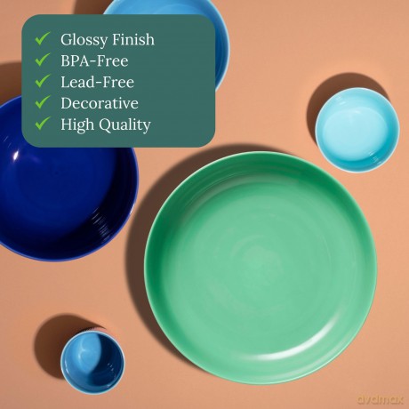 Lyngby Porcelan - Rhombe Color Serving Bowl 28.5 cm - Green