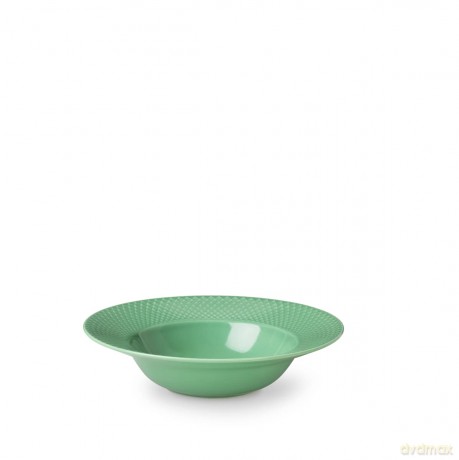 Lyngby Porcelan - Rhombe Color Soup Plate 24.5 cm - Green