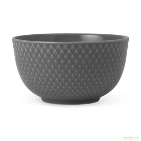 Lyngby Porcelan - Rhombe Earth Bowl 11 cm - Slate