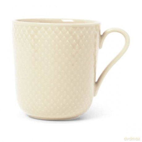 Lyngby Porcelan - Rhombe Earth Mug With Handle 39 cl - Marble
