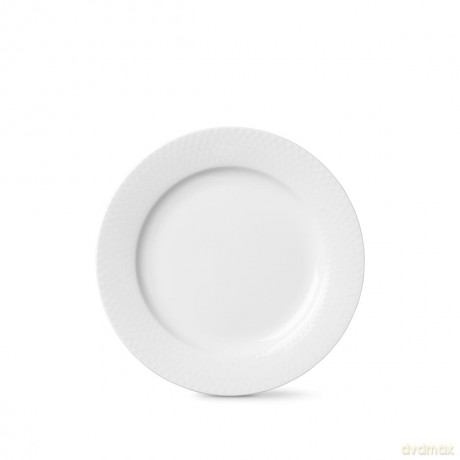 Lyngby Porcelan - Rhombe White Plate 23 cm