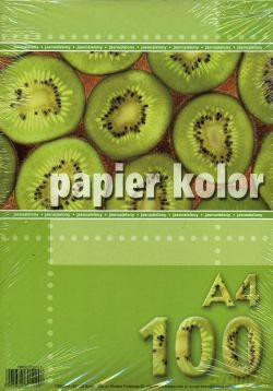 Papier Kolorowy A4/100 Jasny Zielony [SZKOŁA]