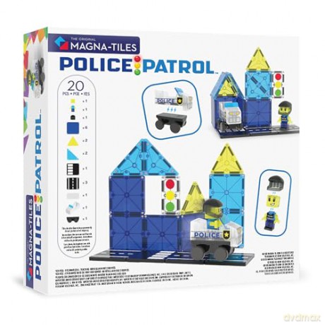 Magna Tiles - Police Patrolâ˘ 20 Piece Set (90353)