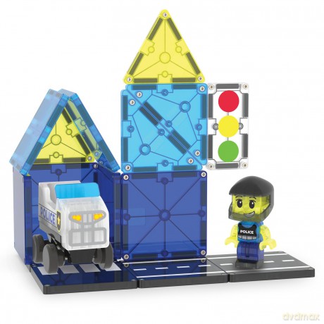 Magna Tiles - Police Patrolâ˘ 20 Piece Set (90353)