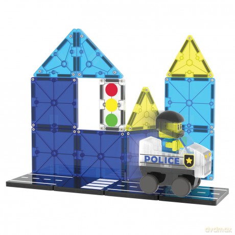 Magna Tiles - Police Patrolâ˘ 20 Piece Set (90353)