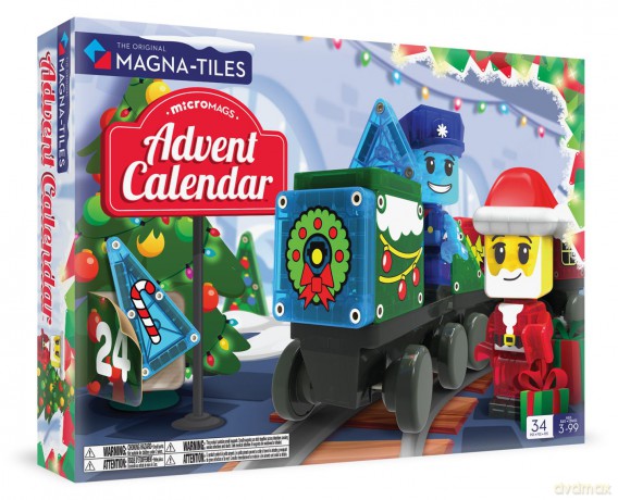 MAGNA-TILES - Kalendarz Adwentowy with microMAGS (90363)