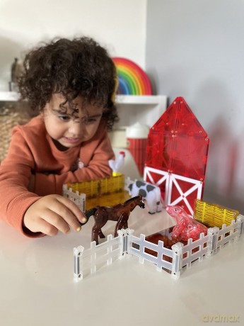 Klocki magnetyczne MAGNA-TILES - Farm 25 Piece Set (90223) [FIGURKA]