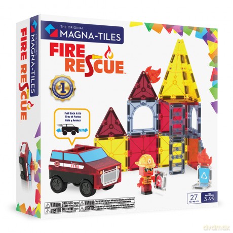 Magna-Tiles - Fire Rescueâ˘ 27 Piece Set (90360)