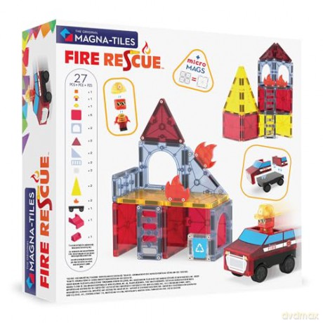 Magna-Tiles - Fire Rescueâ˘ 27 Piece Set (90360)