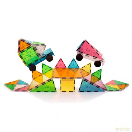 Magna-Tiles - Grand Prix Frost 50 Piece Set (90257)
