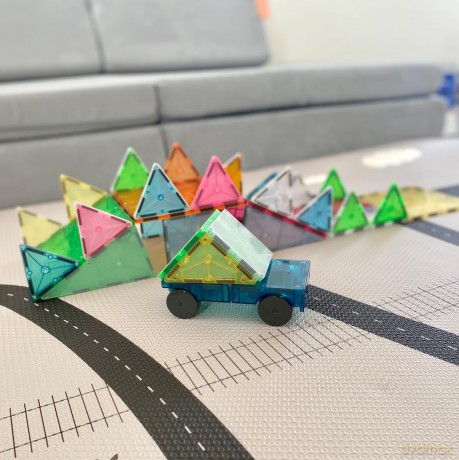 Magna-Tiles - Grand Prix Frost 50 Piece Set (90257)