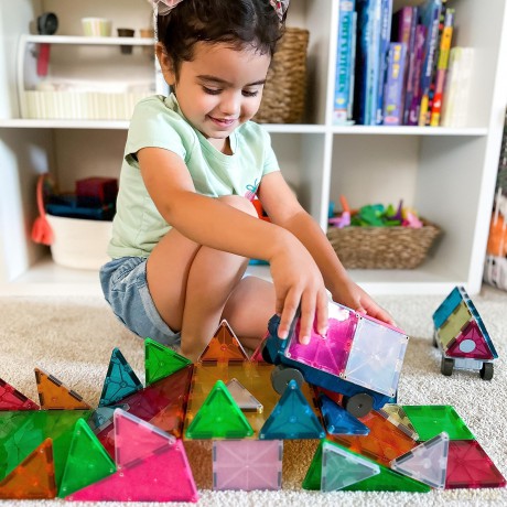 Magna-Tiles - Grand Prix Frost 50 Piece Set (90257)