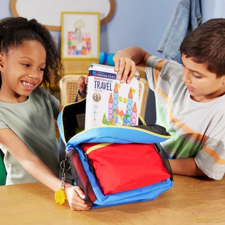 Magna-Tiles - Travel Set Deluxeâ˘ 55 Piece Set (90365)