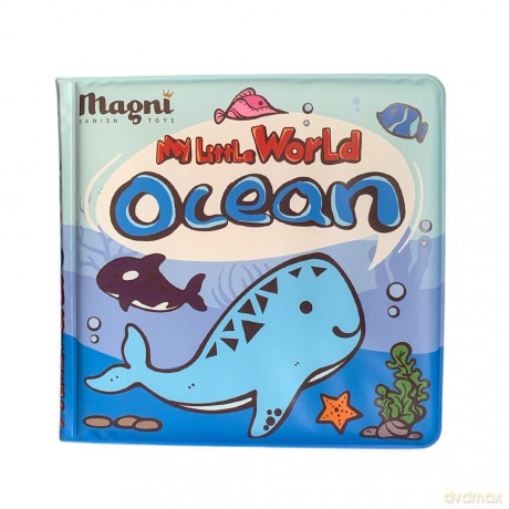 Magni - Bath book with color reaction, sea creatures (5729)