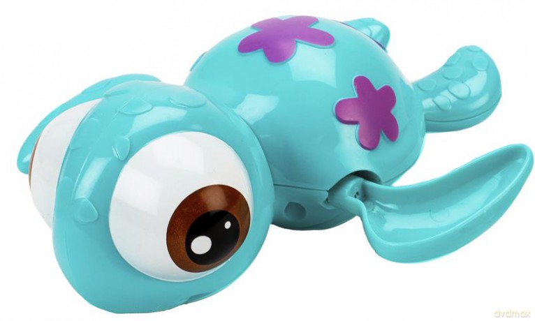 Magni - Pull Up Bathing Animals - Turtle - Blue (3616)