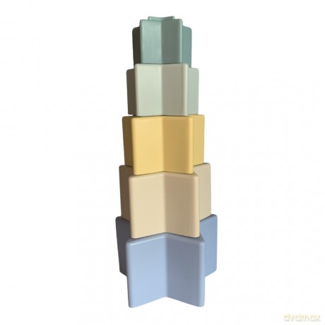 Magni - Silicone Stacking Tower with Star Shaped Boxes (5559)