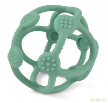 Magni - Teether ball in LFGB silicone, dusty green (3026)
