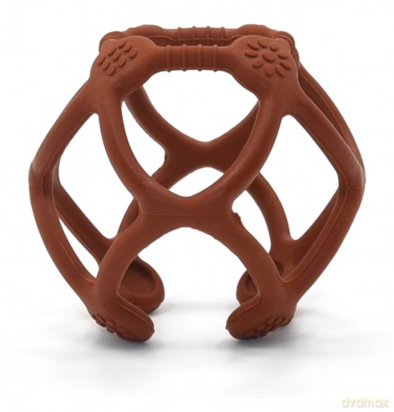 Magni - Teether ball in silicone, rust (3299)