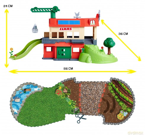 Majorette - Farmyard + 3 Vehicles (8503009000)