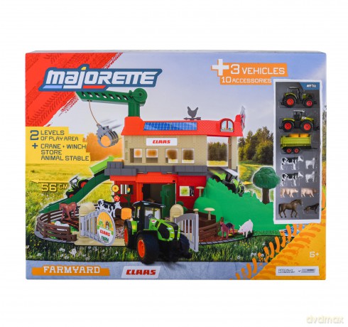 Majorette - Farmyard + 3 Vehicles (8503009000)
