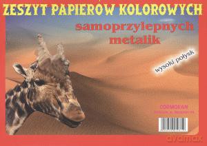 Papier Kolorowy A5 Samoprzylepny Metalik [SZKOŁA]
