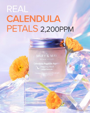 Mary&May - Calendula Peptide Ageless Sleeping Mask - 110 g