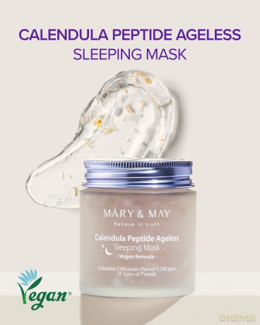Mary&May - Calendula Peptide Ageless Sleeping Mask - 110 g