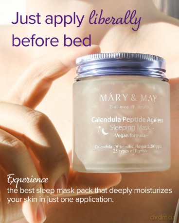 Mary&May - Calendula Peptide Ageless Sleeping Mask - 30 g