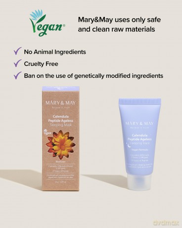 Mary&May - Calendula Peptide Ageless Sleeping Mask - 30 g