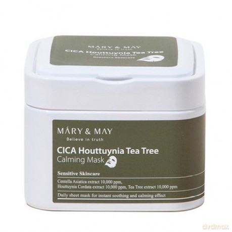 Mary&May - Cica Houttuynia Tea Tree Calming Mask - 30 pcs - 400 ml