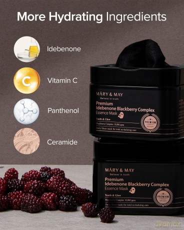 Mary&May - Idebenone Blackberry Complex Essence Mask