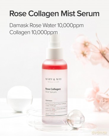 Mary&May - Rose Collagen Mist Serum - 100 ml