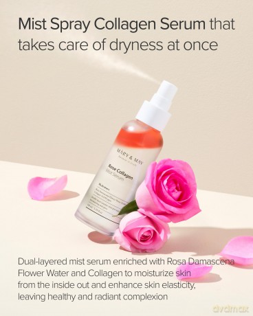 Mary&May - Rose Collagen Mist Serum - 100 ml