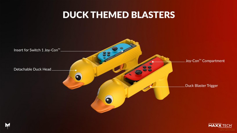 Maxx Tech Duck, Quack, Shoot! Kit for Nintendo Switch 2&amp1