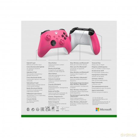 Microsoft - Xbox X Wireless Controller - Deep Pink