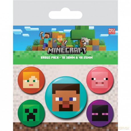 Minecraft - Faces Badge Pack
