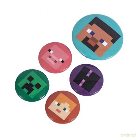 Minecraft - Faces Badge Pack
