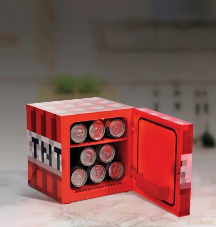 Mini lodówka MINECRAFT TNT BLOCK - MINI COOLER 6.7L