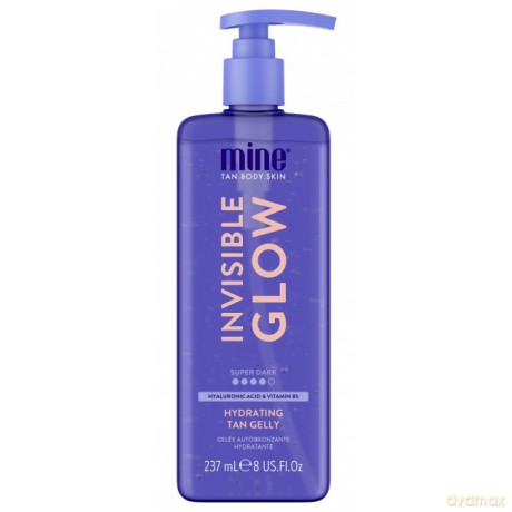 Nawilżający żel samoopalający Minetan - Invisible Glow 237 ml - SUPER DARK TAN GELLY