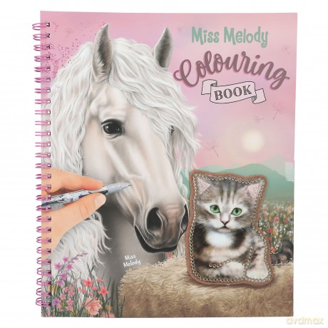 Miss Melody - Colouring Book With Sequins (413745)